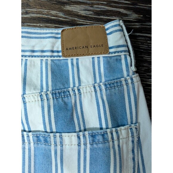 American Eagle Jeans Womens Size 6 High Rise Striped - Picture 6 of 8